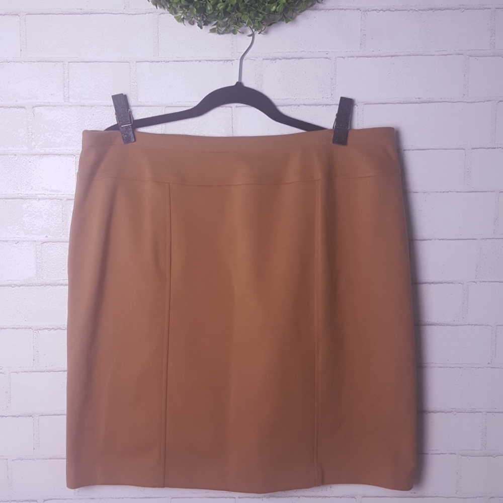 🌷Ellen Tracy brown skirt XL
